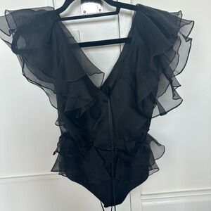 Johanna Ortiz silk body suit nwot 0